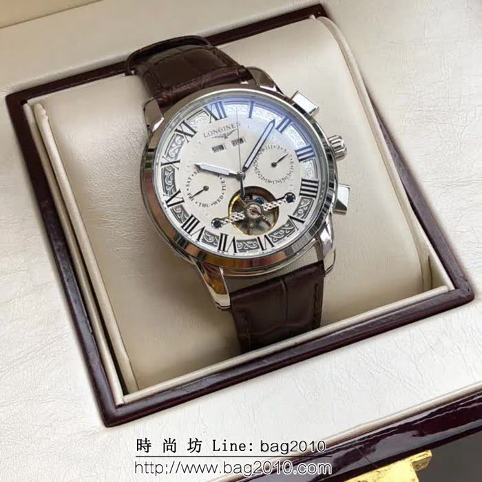 LONGINES浪琴 多功能新品 精品男士腕表 WSS0358